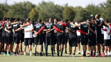 Entrenamiento de la selección de Costa Rica
