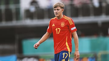 Jesús Rodríguez en un partido con la Selección.