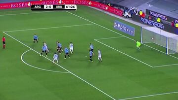 La jugada viral de Messi que acabó en el 3-0 de Argentina