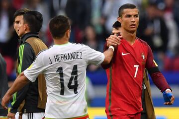 Así fue el partido de Cristiano Ronaldo ante México