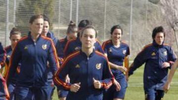 Entrenamiento de la Selecci&oacute;n femenina.