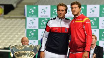 Lucas Pouille y Pablo Carre&ntilde;o. 