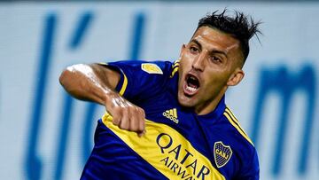 Soccer Football - Copa Diego Maradona - Boca Juniors v River Plate - Estadio La Bombonera, Buenos Aires, Argentina - January 2, 2021 Boca Juniors&#039; Ramon Abila celebrates scoring their first goal Pool via REUTERS/Marcelo Endelli     TPX IMAGES OF THE DAY