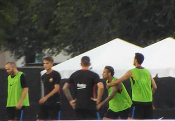 La pelea entre Neymar y Semedo en imágenes