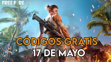 Free Fire códigos gratis 17 de mayo