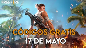 Free Fire c車digos gratis 17 de mayo