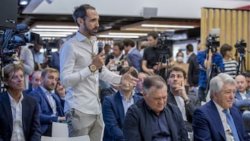 Juanfran Torres, en la presentación del 'Vicente del Bosque Football Campus'.