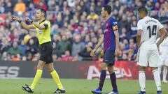 28/10/18  PARTIDO PRIMERA DIVISION
  Barcelona - Real Madrid
 SANCHEZ MARTINEZ  ARBITRO VA A COMPROBAR EL VAR