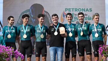 Unai Iribar, del Kern Pharma, termina tercero en Langkawi