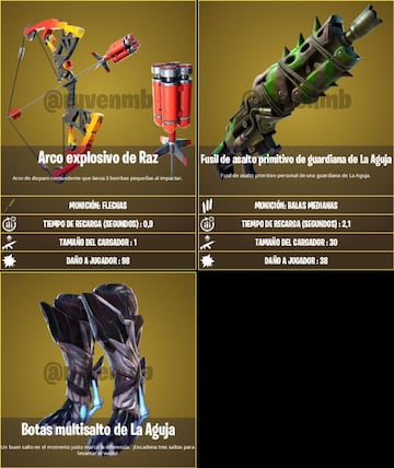 Todas las armas y objetos m&iacute;ticos de la Temporada 6 de Fortnite Cap&iacute;tulo 2