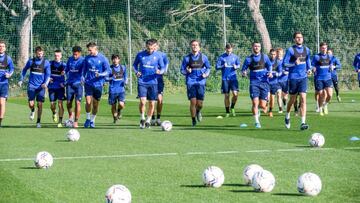 El entrenamiento del Cádiz