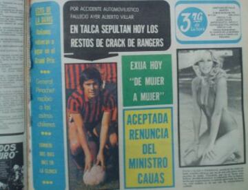 Uno de los grandes jugadores de Rangers en la década de setenta falleció el 20 de diciembre de 1976 en una accidente automovilístico. El auto en el que viajaba colisionó con un taxibús en Santiago. 