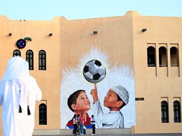 Las calles de Doha ya están listas y lucen de gala para el comienzo del Mundial de Qatar el próximo 20 de noviembre.
