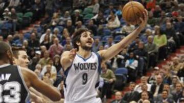 Ricky Rubio quiere llegar a lo máximo con Minnesota.