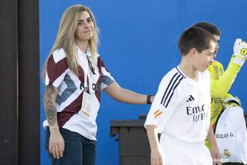 Misa Rodrguez, portera del Real Madrid femenino, estuvo presente en Maspalomas para apoyar al Madrid.