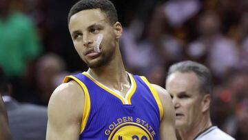 Stephen Curry durante las Finales.
