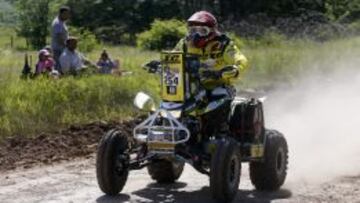 V&iacute;ctor Gallegos se transform&oacute; en el quinto chileno en ganar una etapa en el Dakar.