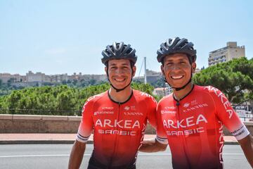 Nairo Quintana entrena en las carreteras de Mónaco tras volver a Europa en el vuelo del deporte colombiano. El ciclista del Arkéa-Samsic piensa en el Tour de Francia.