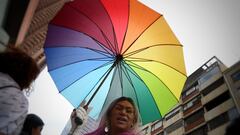 Marcha del Orgullo LGBTIQ+ en Bogotá durante el año 2019.