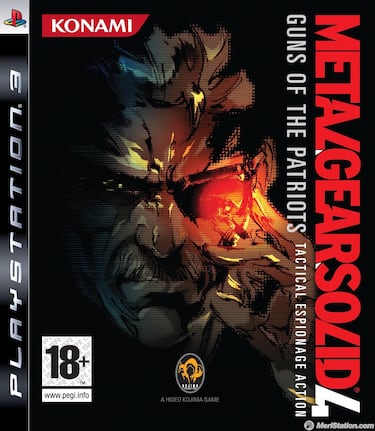 Konami publica la portada europea de Metal Gear Solid 4
