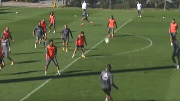 El Real Madrid completa su último entrenamiento antes de visitar al Levante