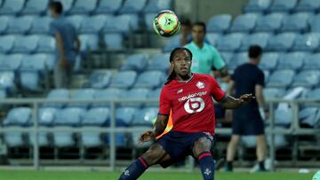 Renato Sanches del Lille OSC durante un amistoso.