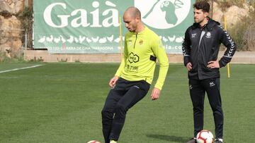 Mikel Villanueva, jugador del Nàstic.