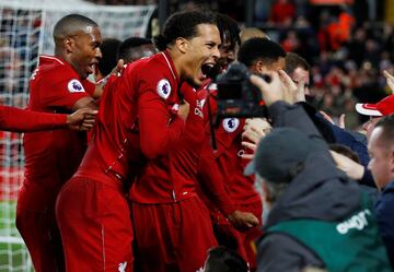 Origi sends Anfield into glee-filled frenzy with late winner in the Merseyside derby