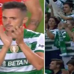 Cuando caes de pie en un sitio: emocionante el homenaje a Sarabia en Lisboa