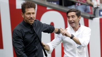 Marcelino, con Simeone