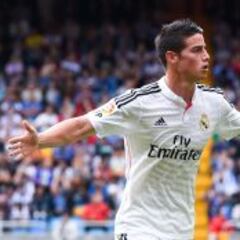James, por primera vez ante un club italiano en partidos UEFA