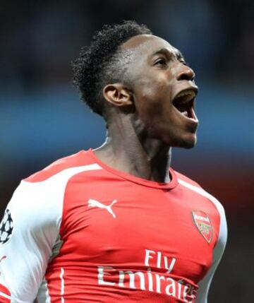 GWP01. LONDRES (REINO UNIDO), 01/10/2014.- Danny Welbeck del Arsenal celebra tras anotar ante el Galatasaray hoy, miércoles 1 de octubre de 2014, durante un partido del Grupo D de la Liga de Campeones de la UEFA en Londres (Reino Unido). EFE/GERRY PENNY