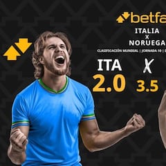 Italia vs. Noruega: horario, dónde ver, pronósticos y clasificación