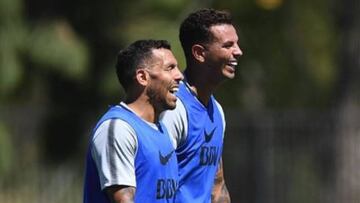 Edwin Cardona y Carlos Tévez jugarán este fin de semana juntos con nuevo módulo