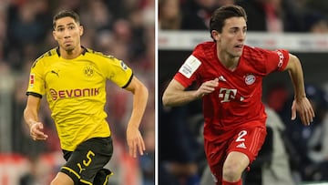 Achraf-Odriozola: duelo desigual en la Bundesliga