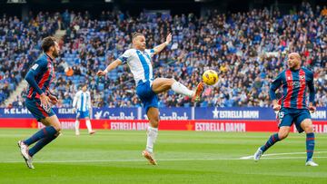 02/3/24 LIGA HYPERMOTION.
PARTIDO DE LA JORNADA 29 ENTRE EL RCD ESPANYOL Y EL SD HUESCA EN EL STAGE FRONT STADIUM DE CORNELLA.
BRAITHWAITE (22) RCD ESPANYOL