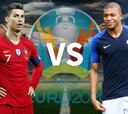Duelo de figuras en la Euro: Cristiano Ronaldo vs Mbappé