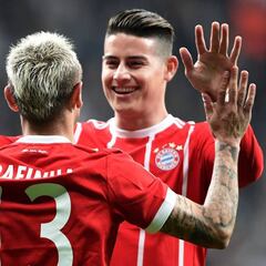 Besiktas 1-3 Bayern Múnich: James juega 56 minutos