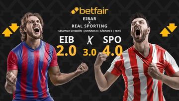 SD Eibar vs. Real Sporting de Gijón: horario, dónde ver, pronósticos y clasificación