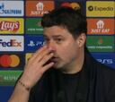 Pochettino desvela lo que pasó tras el gol de Mbappé: "Casi me rompe la nariz"