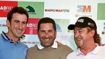 <b>GRAN TRÍO. </b>Fernández-Castaño, Olazábal y Miguel Ángel Jiménez.