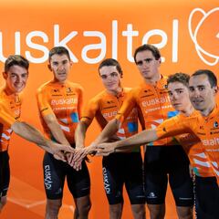 Presentado el siete del Euskaltel para la Itzulia