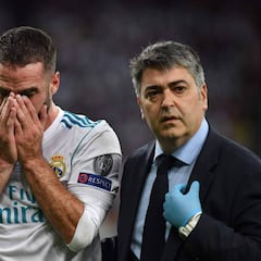 La maldición de Carvajal: vuelve a lesionarse en una final y peligra el Mundial de Rusia