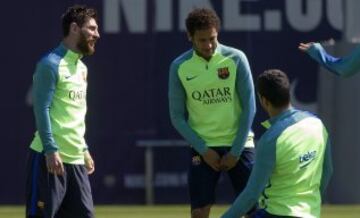 Messi y Neymar.