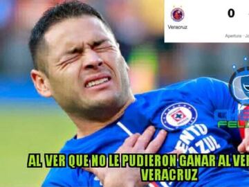 &iexcl;Hasta los memes se sacaron los ojos con el Veracruz vs Cruz Azul