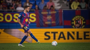 Eric García en el partido contra el Getafe.
