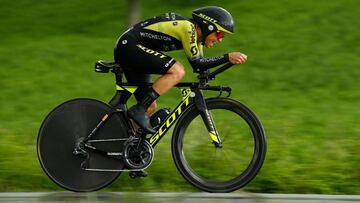 Esteban Chaves, segundo en la etapa 17 del Giro de Italia