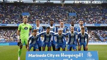 Partido Deportivo de La Coruña - Eldense. once deppor
