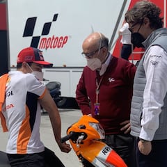 "Marc Márquez dice que no tiene tatuajes pero sí cicatrices"