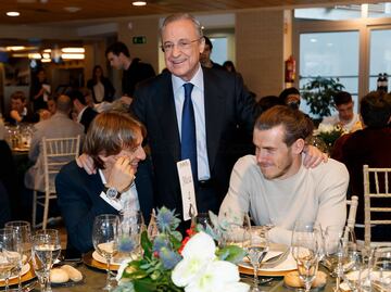 Florentino Pérez, Modric y Bale. 